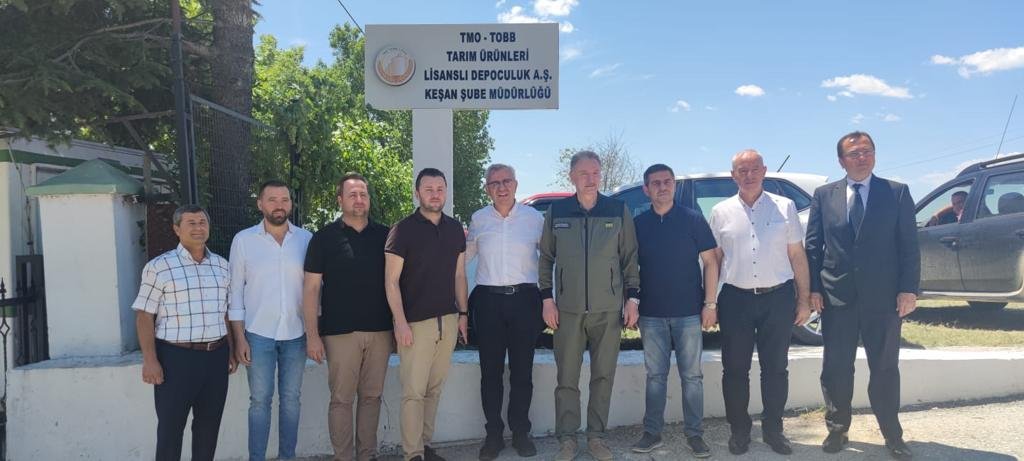 TMO Genel Müdürü Sn. Ahmet GÜLDAL Keşan Şubemizi Ziyaret Etti
